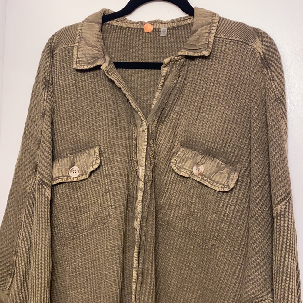 FREE PEOPLE one scout jacket army green - Picture 3 of 4